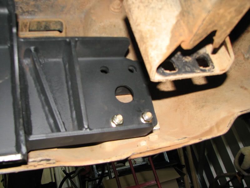 Toyota prado sovereign bullbar winch cradle